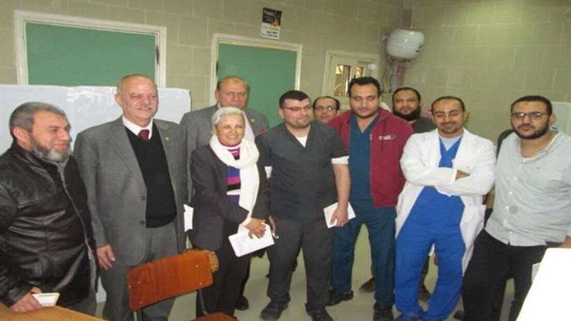 وفد نقابة الأطباء