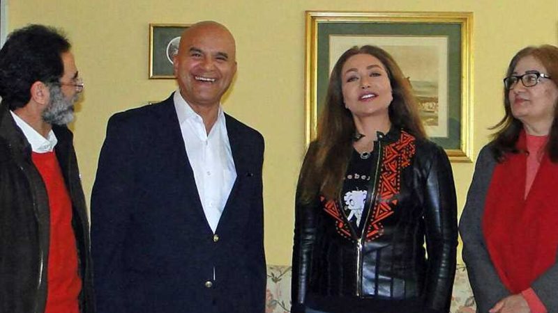 ليلي علوي تستقبل