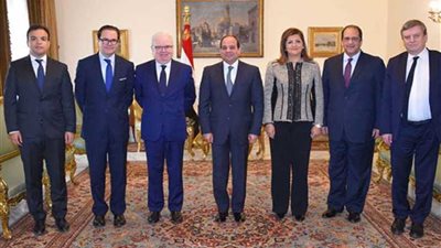 السيسي يستقبل رئيس المدرسة الوطنية الفرنسية 