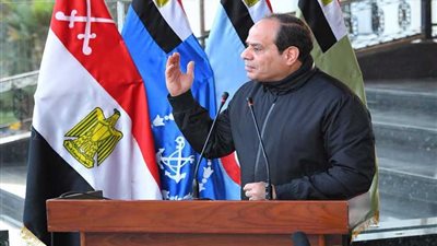 السيسي لطلبة الكلية الحربية : زملائكم يقومون بجهد عظيم ضد الإرهاب