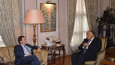 سامح شكري يلتقي رئيس لجنة الشئون الخارجية بمجلس النواب الأمريكي