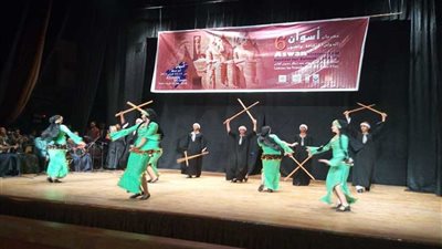 الأقصر للفنون الشعبية تتألق على قصر ثقافة أسوان