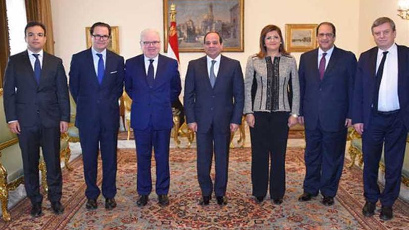 السيسي يستقبل رئيس