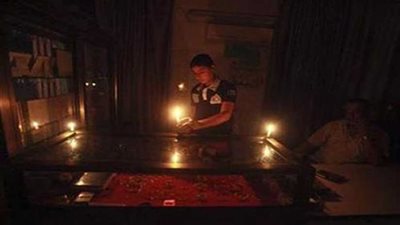 انقطاع الكهرباء بسبب سقوط الأمطار والطقس السيئ بالقليوبية