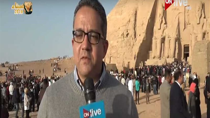 وزير الآثار عن تعامد