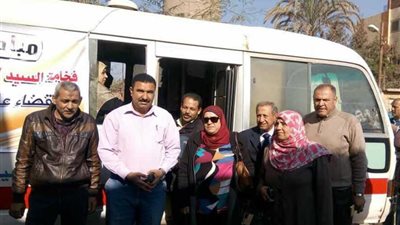 فى أول يوم لحملة الرئيس ... الكشف على 240 حالة بشبين القناطر