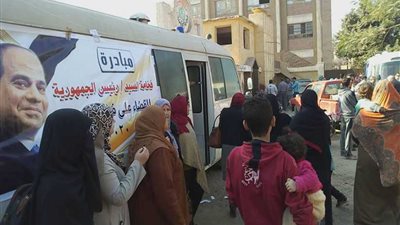 الكشف على 1350 في أول أيام حملة القضاء على 