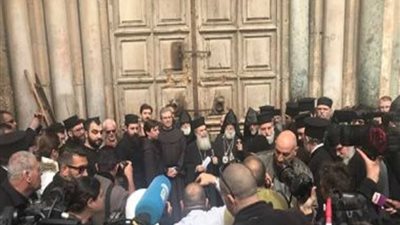 إغلاق كنيسة القيامة احتجاجاً على سياسة قوات الاحتلال 