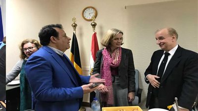 بالصور.. افتتاح المقر الجديد للجمعية المصرية البلجيكية لرجال الأعمال