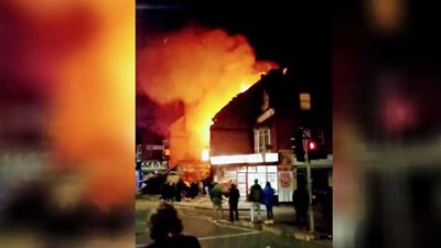 الشرطة البريطانية : انفجارضخم في 