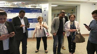 بالصور.. جميلة بوحيرد تزور مستشفى مجدي يعقوب للقلب