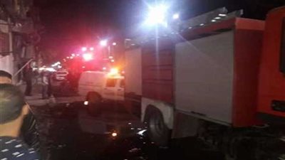 السيطرة على حريق بمخزن خردة بميت حلفا