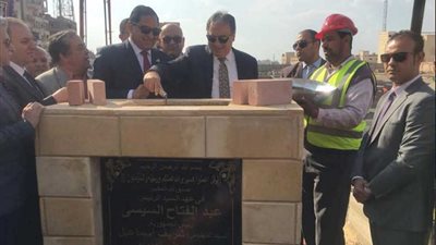 وزير الصحة ومحافظ الغربية يضعان حجر أساس مستشفى طنطا العام (فيديو)