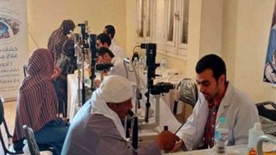 قافلة علاجية بقرية 