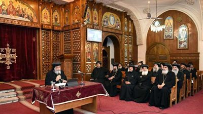 البابا تواضروس يلقى عظته الأسبوعية من كنيسة العذراء مريم بالعباسية