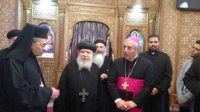 سفير الفاتيكان يزور مطرانية سوهاج