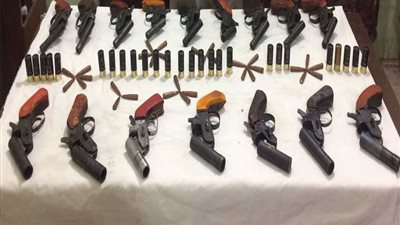 القبض على عامل بحوزته 16 فرد خرطوش بأسيوط