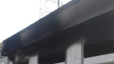 حريق محول كهرباء مياه دمياط والسبب قطة