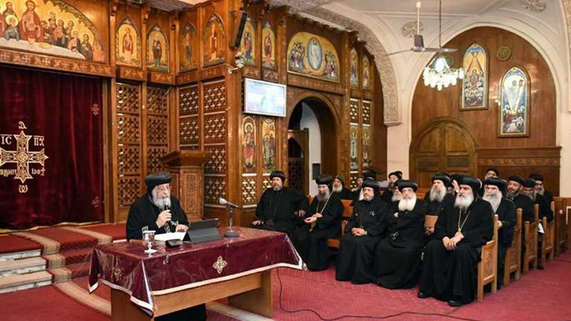 البابا تواضروس يلقى