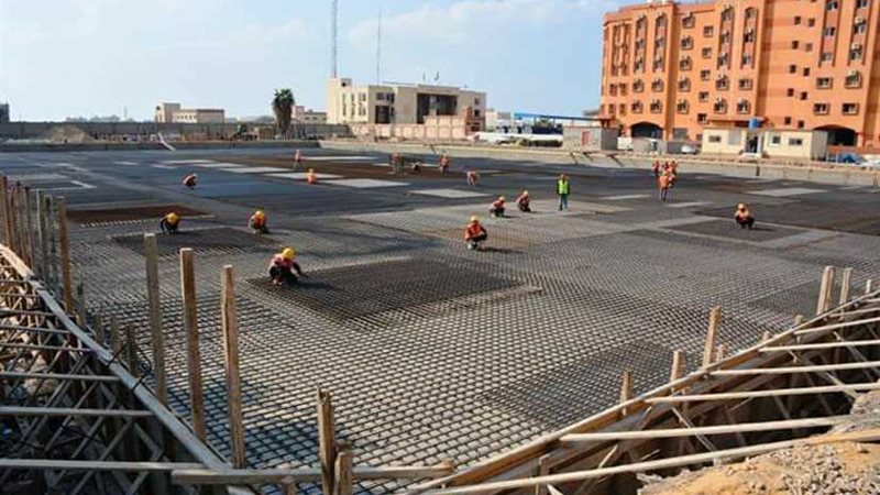 بدء الأعمال الإنشائية