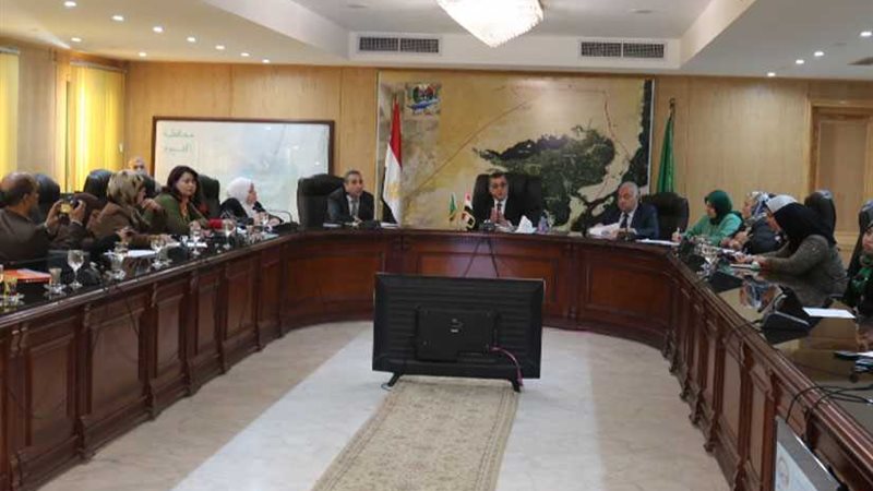 محافظ الفيوم يبحث