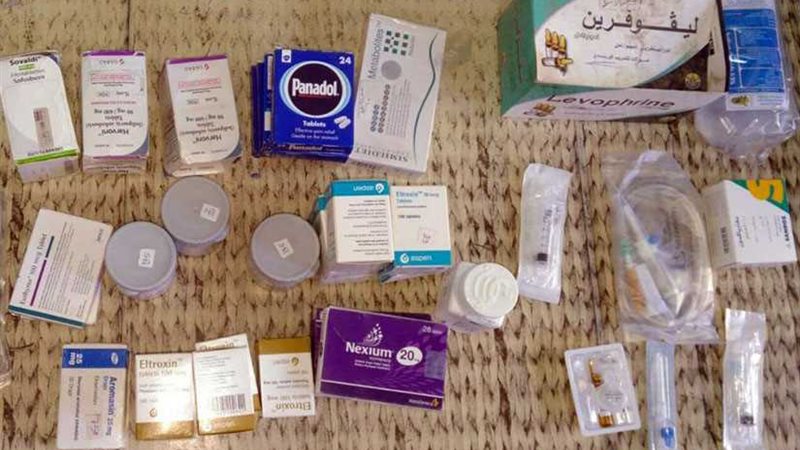 ضبط أدوية مهربة في