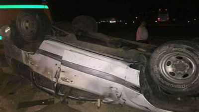 بالصور.. تعرض ثلاثي مجلس إدارة نادي بتروجيت لحادث سير