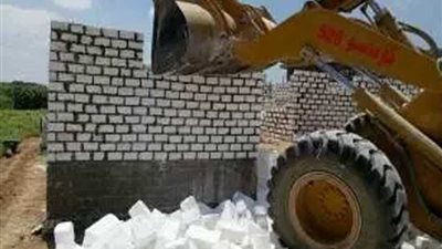 إزالة 5 حالات تعدٍ على أملاك الدولة بالنوبارية