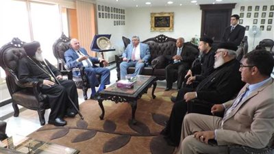 مدير أمن القليوبية يستقبل وفدا من الكنيسة لتعزيز التعاون