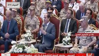 السيسي: حرب 67 أصابت الجميع بالانكسار.. واو​عوا حد ياخد البلد للحتة دي تاني (فيديو)