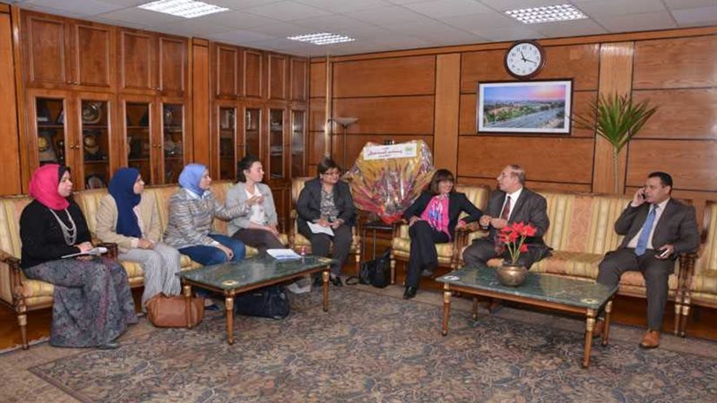 جعيص يستقبل وفدًا