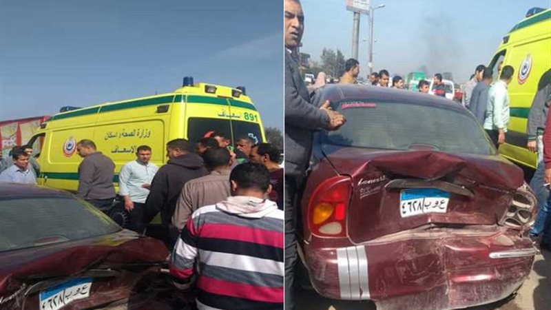 إصابة شخصين بالطريق