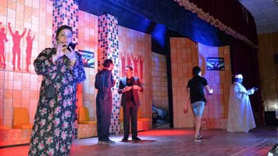 وزيرة التضامن تشهد عرضا مسرحيا لمناهضة الإدمان بجامعة المنصورة