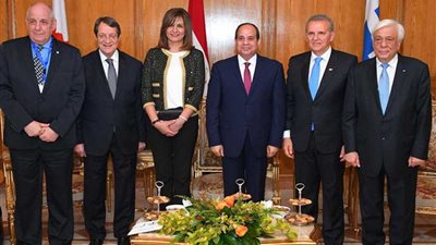 الرئيسان القبرصي واليوناني : مصر تحتفظ بجذور تاريخية عميقة مع قبرص واليونان