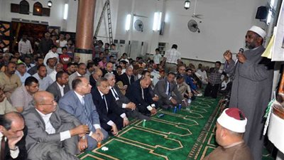 الجيزة تحتفل بليلة النصف من شعبان بمسجد النصر بأوسيم