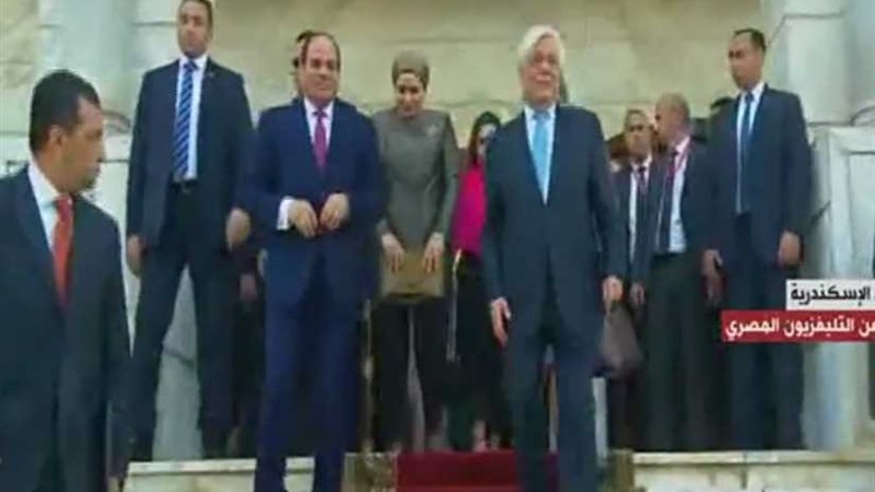 لحظة إطلاق السيسي