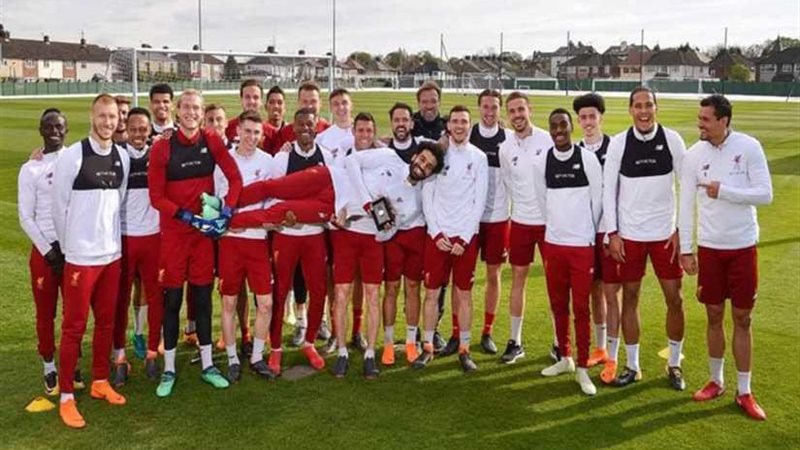 ليفربول يحتفل بـ«صلاح»