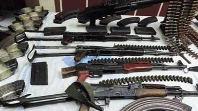 ضبط ١٨٣ قطعة سلاح ناري على مستوى الجمهورية خلال ٢٤ ساعة