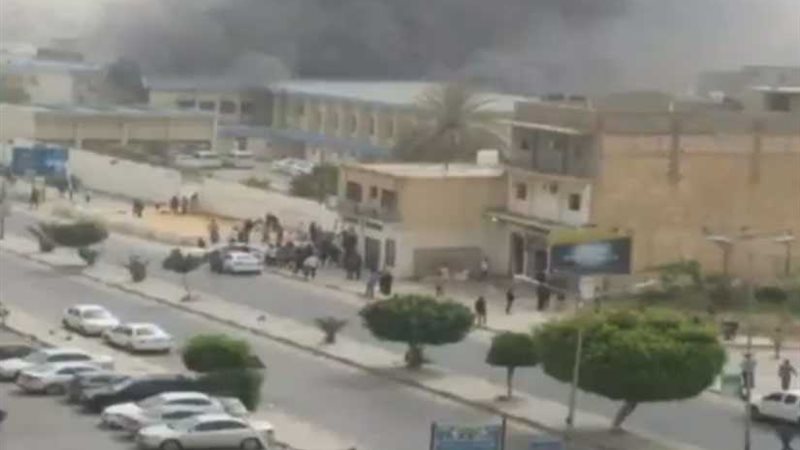 اللقطات الأولى للهجوم