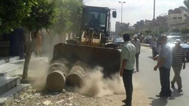 إزالة 25 حالة تعدٍ