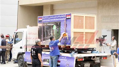 تفاصيل 175دقيقة استغرقتها رحلة عجلة توت عنخ آمون الحربية من القلعة إلى المتحف الكبير