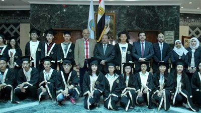 جامعة طنطا تحتفل بتخريج دفعة من طلاب مركز اللغة العربية