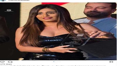 منة فضالي على انستجرام بعد تكريمها: 