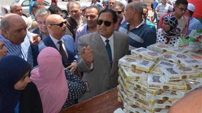 محافظ الغربية يفتتح معرض أهلا رمضان