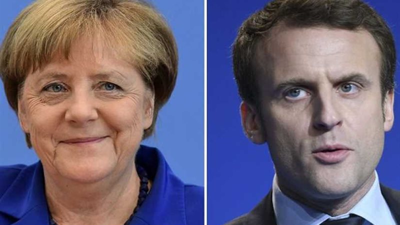 ماكرون وميركل وماي