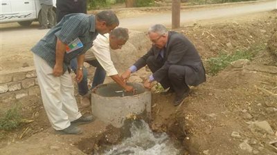 بدء مشروع تطوير الرى الحقلى في بني سويف