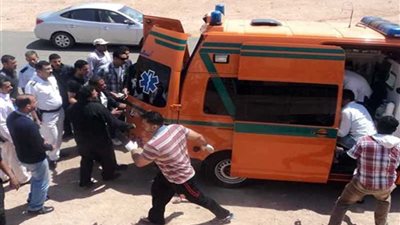 إصابة ضابط ومجندين في تصادم سيارة شرطة ببني سويف