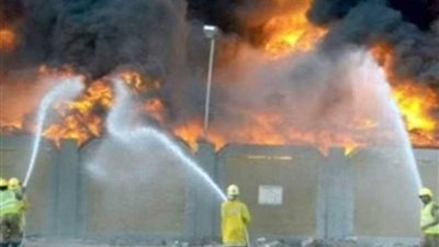 السيطرة على حريق مزرعة دواجن بالبحيرة