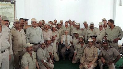 أمن المنيا يتبرع بالدم في حملة للتبرع بالدم لأعضاء هيئة الشرطة