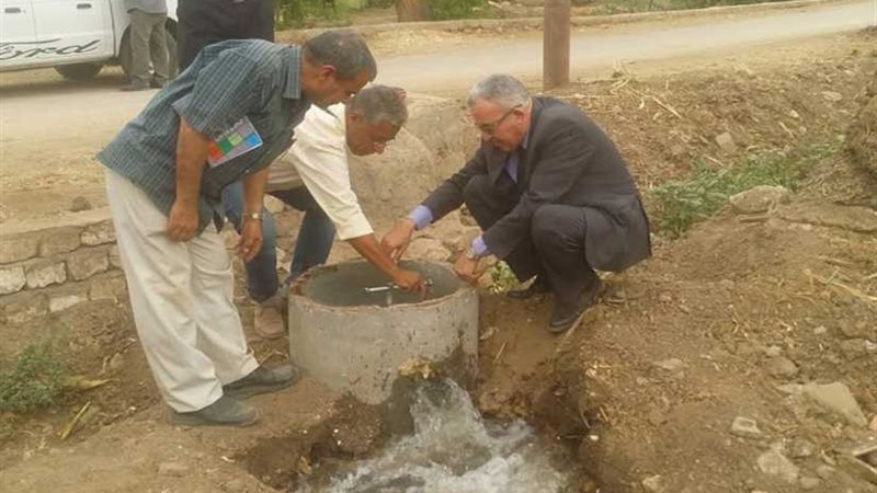 بدء مشروع تطوير الرى